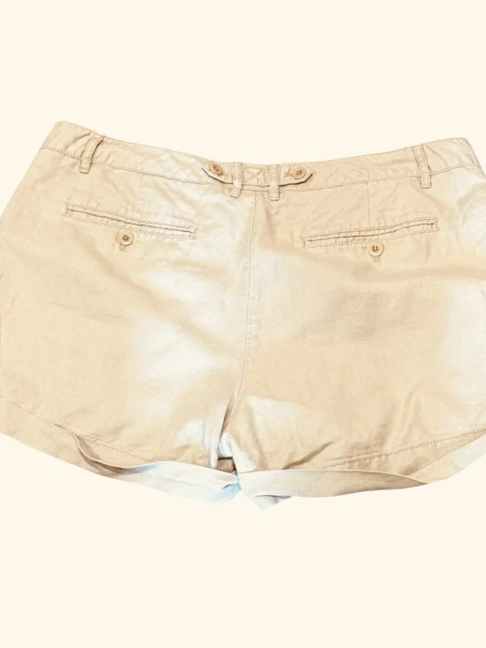 Gap Y2K Womens Size 12 Linen Blend Beige 3
